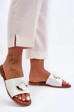 Klapki Damskie Klasyczne><noscript><img width=