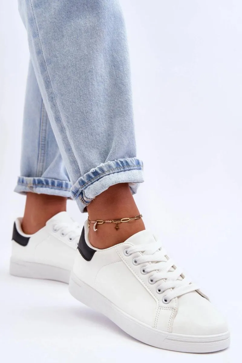 Buty Sportowe Na Platformie|Sneakersy Damskie>Boto Damskie Klasyczne Buty Sportowe Biało-Czarne Corrine