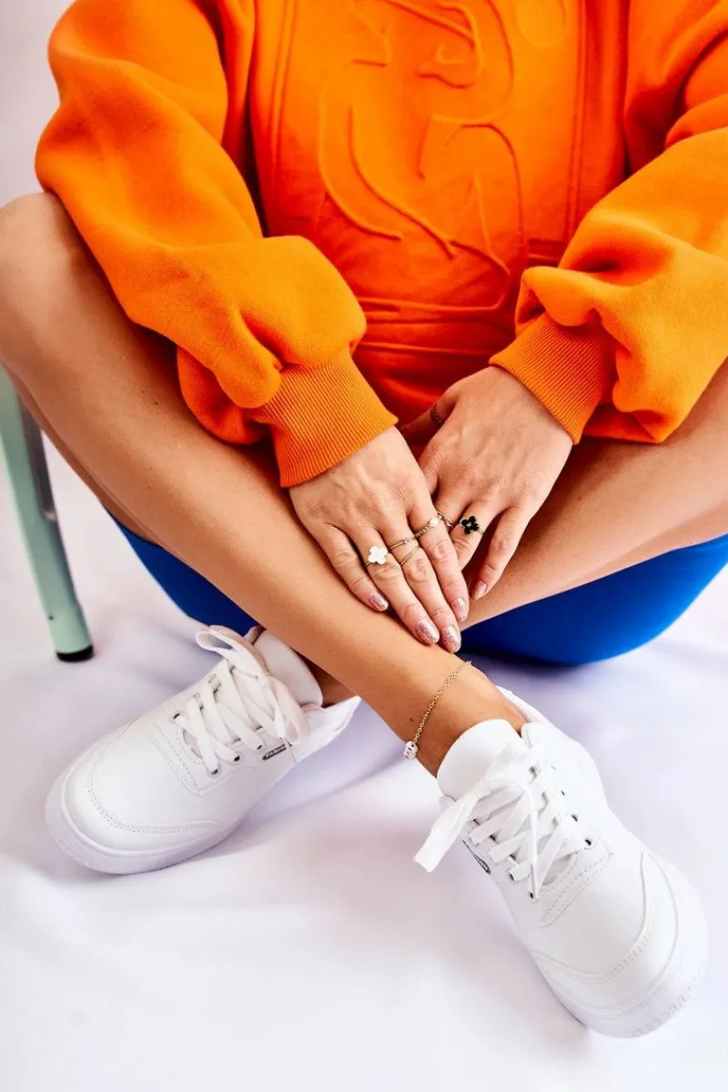 Sneakersy Damskie>Boto Damskie Klasyczne Buty Sportowe Białe Garcia