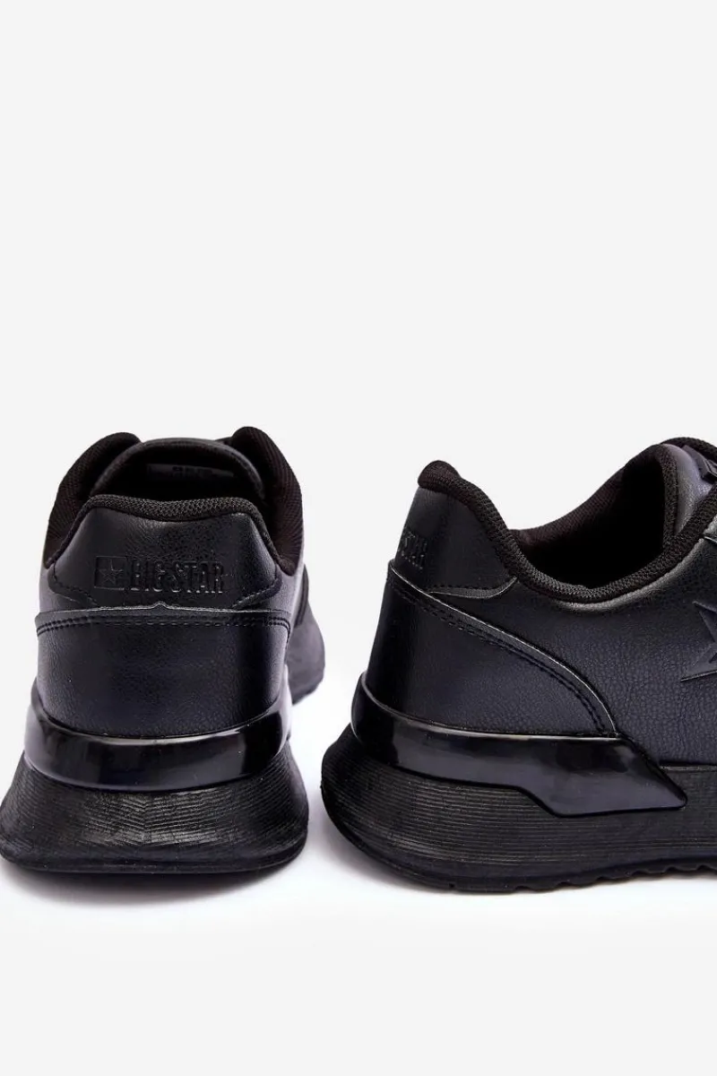 Sale Big Star Shoes Damskie Klasyczne Buty Sportowe Big Star MM274223 Czarne