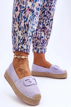 Online Damskie Klasyczne Espadryle Na Platformie Fioletowe Maurine Damskie Czarne Espadryle