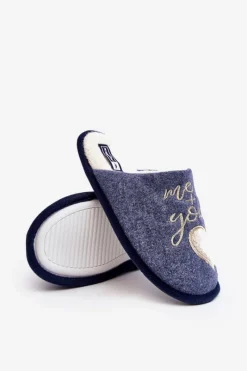 Damskie Klasyczne Kapcie Wsuwane Ocieplane e Mabira Damskie Kapcie Klasyczne