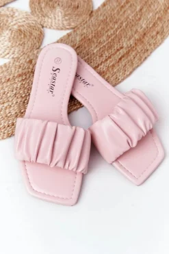 Clearance Damskie Klasyczne Klapki Różowe Looking Good Damskie Klapki Damskie Klasyczne