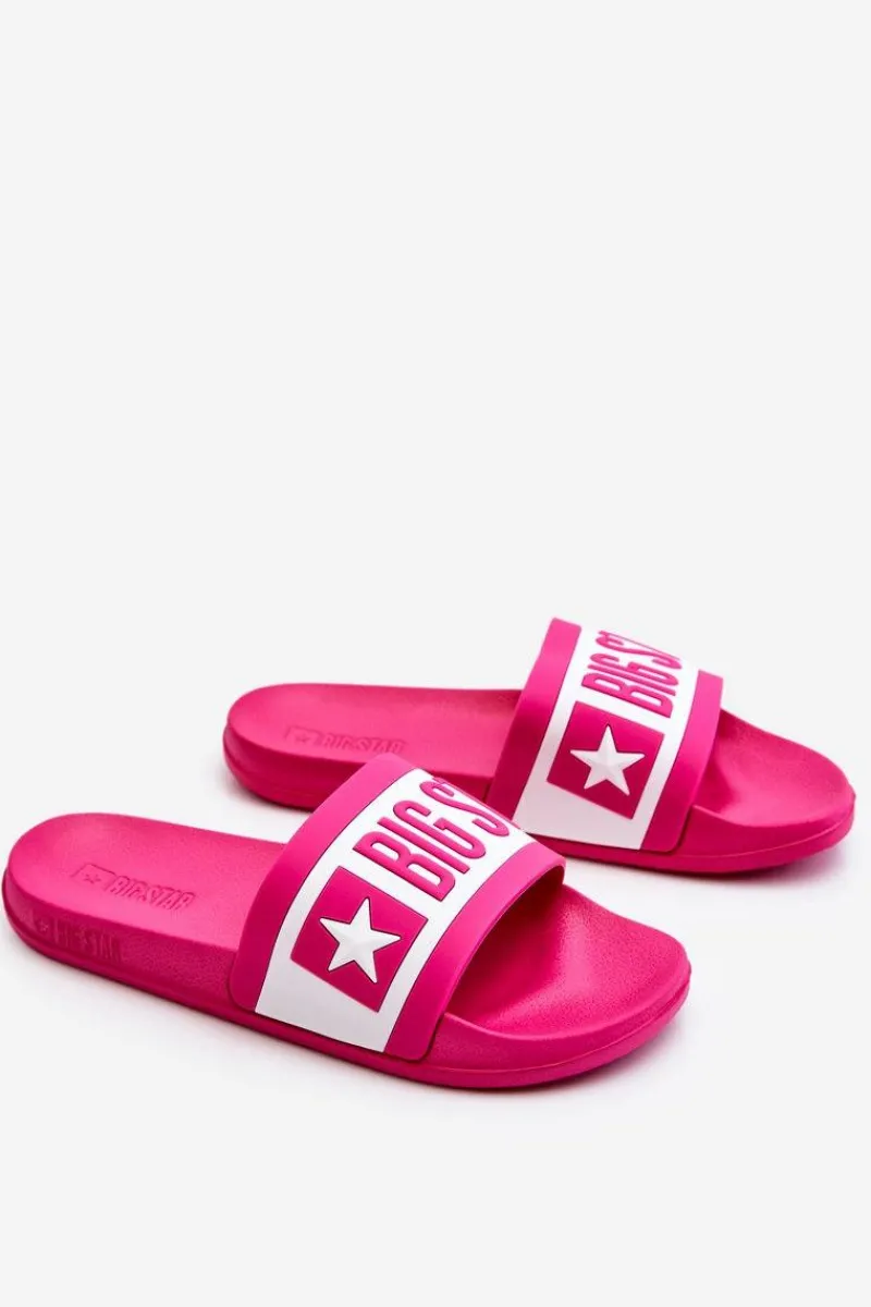 Online Big Star Shoes Damskie Klasyczne Klapki Big Star LL274741 Różowe