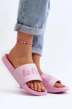 Klapki Damskie Klasyczne>Lee Cooper Damskie Klasyczne Klapki LCW-24-42-2488L Różowe