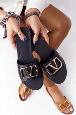 Klapki Damskie Klasyczne><noscript><img width=