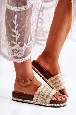 Klapki Damskie Klasyczne><noscript><img width=