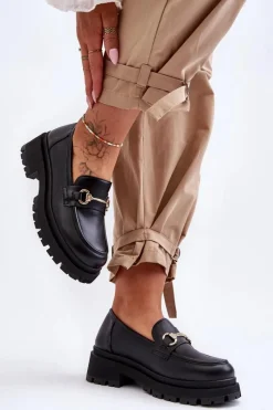 Mokasyny Damskie Skórzane|Mokasyny Na Platformie><noscript><img width=