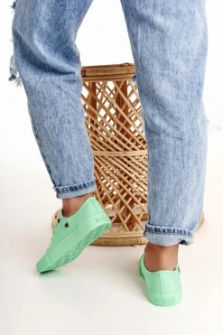 Clearance Damskie Klasyczne Niskie Trampki BIG STAR AA274030 Zielone Damskie Trampki Damskie Big Star|Trampki Damskie Niskie