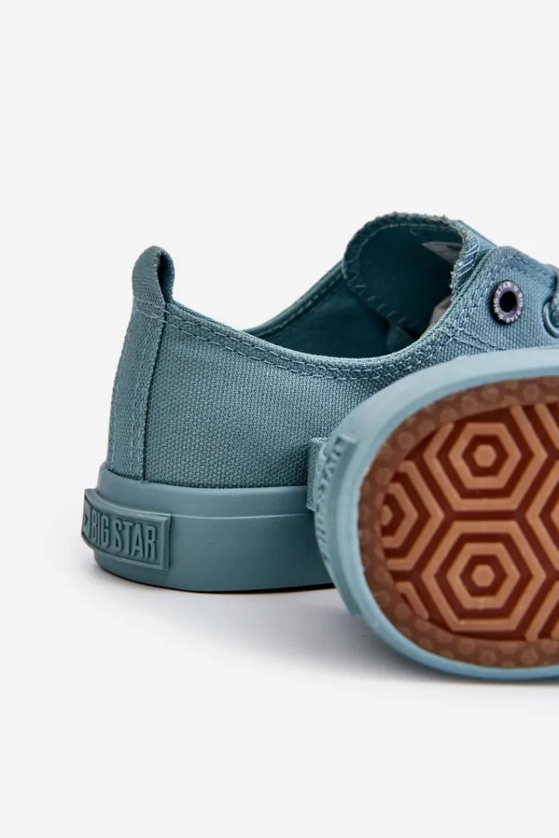 Trampki Damskie Big Star|Trampki Damskie Niskie>Big Star Shoes Damskie Klasyczne Niskie Trampki Big Star LL274019 Zielone