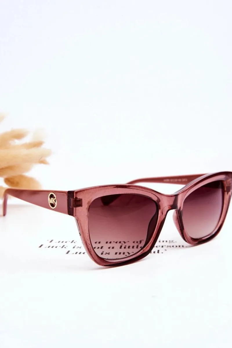 Discount Boto Damskie Klasyczne Okulary Przeciwsłoneczne M2390 Ciemnoróżowe