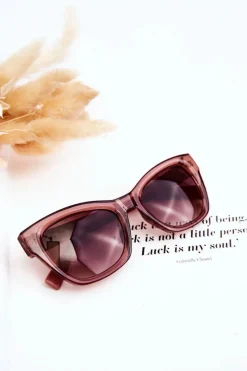 Discount Boto Damskie Klasyczne Okulary Przeciwsłoneczne M2390 Ciemnoróżowe