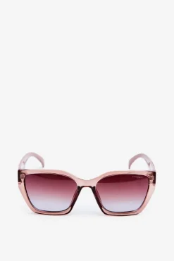 New Damskie Klasyczne Okulary Przeciwsłoneczne Ze Złotymi Detalami UV400 Beżowe Okulary