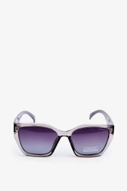 Okulary>Boto Damskie Klasyczne Okulary Przeciwsłoneczne Ze Złotymi Detalami UV400 Szare