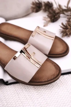 Klapki Damskie Klasyczne><noscript><img width=