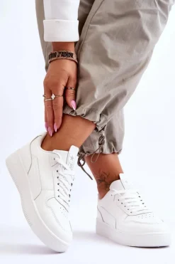 New Evento Damskie Klasyczne Sportowe Buty Białe Juliano