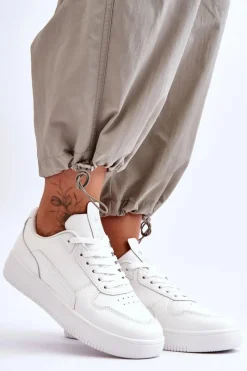 New Evento Damskie Klasyczne Sportowe Buty Białe Juliano