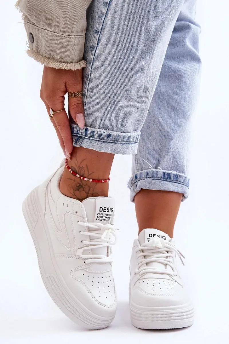 Sneakersy Damskie>Buty damskie Vinceza Damskie Klasyczne Sportowe Buty Białe Avra