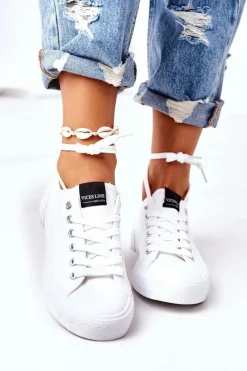 New Boto Damskie Klasyczne Trampki Białe My Promise