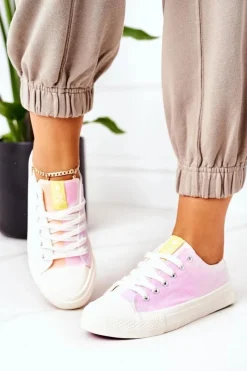 Outlet Evento Damskie Klasyczne Trampki Zmieniające Kolor Ecoma