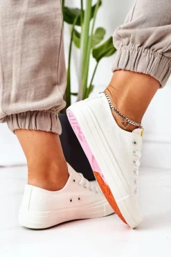 Outlet Evento Damskie Klasyczne Trampki Zmieniające Kolor Ecoma