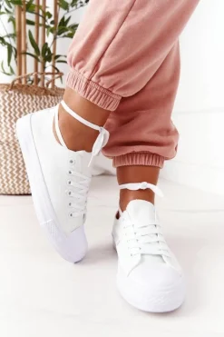 Hot Damskie Klasyczne Trampki Białe Omerta Damskie Trampki Damskie Niskie