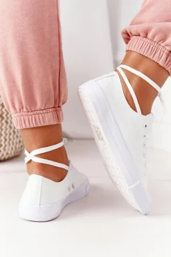 Hot Damskie Klasyczne Trampki Białe Omerta Damskie Trampki Damskie Niskie