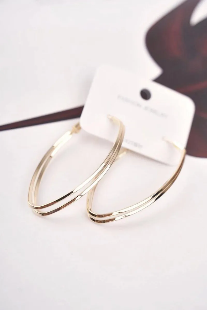 Kolczyki>Boto Damskie Kolczyki Koła Złote Wiszące Vanessa