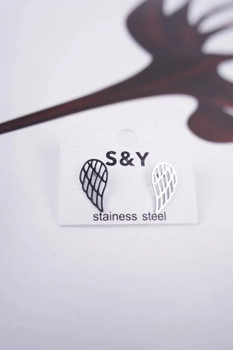 Kolczyki>Boto Damskie Kolczyki Srebrne Skrzydła Fly Baby