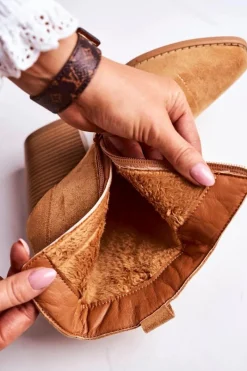 Online Damskie Kowbojskie Ocieplane Botki Na Słupku Karmelowe Margaret Damskie Botki Na Słupku|Czarne Botki