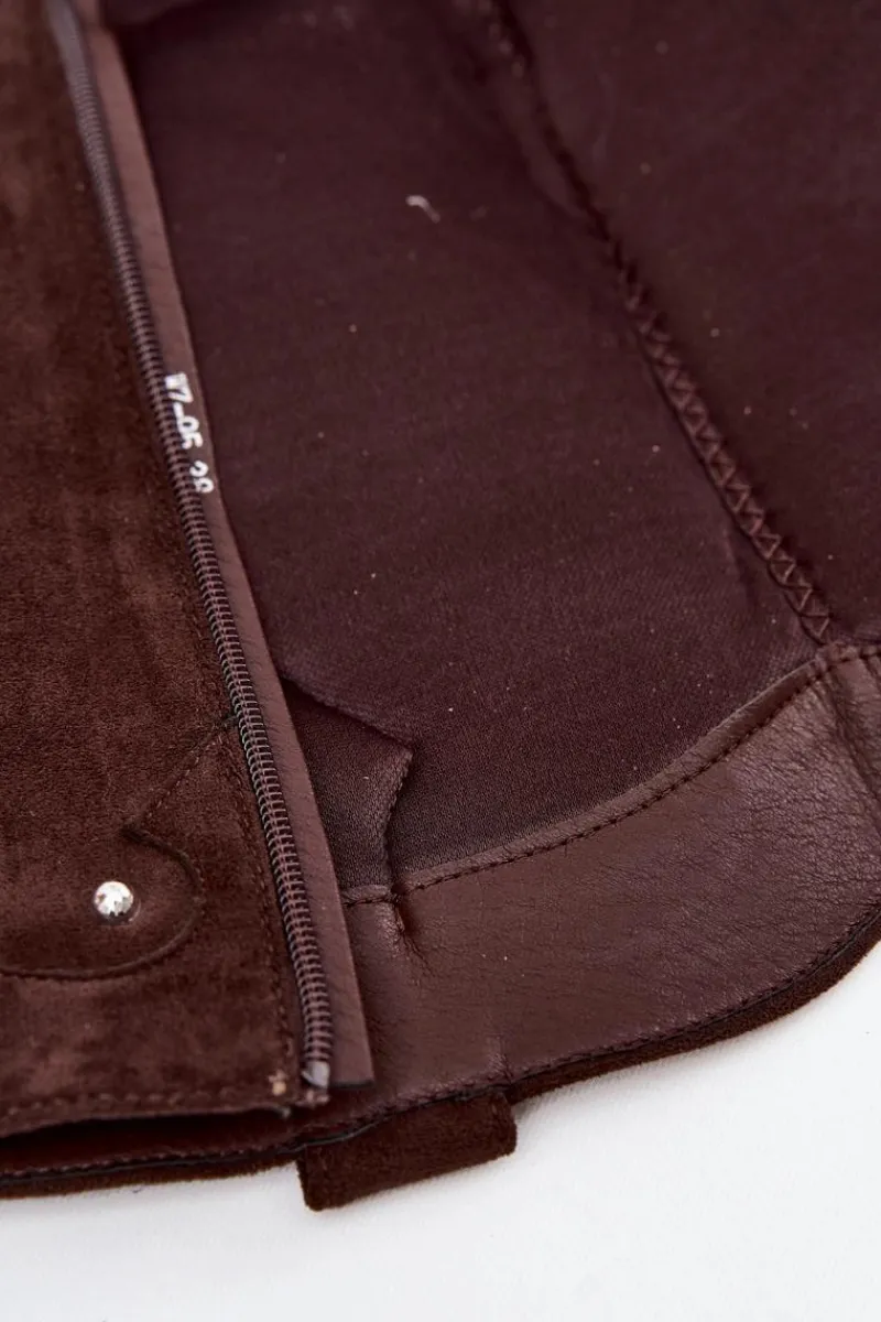 Kozaki Na Słupku|Kozaki Na Obcasie>Boto Damskie Kozaki Kowbojki Ze Zdobieniem Na Słupku Czekoladowe Darella Brązowy