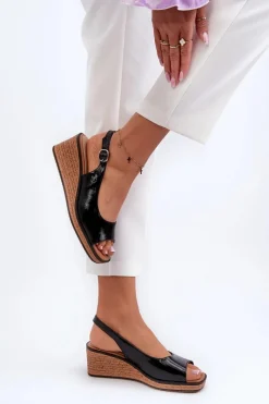 Sandały Na Koturnie><noscript><img width=