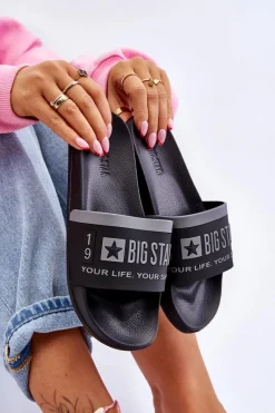 Klapki Sportowe|Klapki Damskie Big Star><noscript><img width=