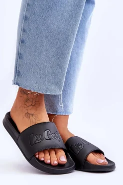 Hot Lee Cooper Damskie Lekkie Klapki LCW-23-42-1732 Czarne