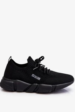 Buty Sportowe Big Star|Sneakersy Damskie>Big Star Shoes Damskie Lekkie Sneakersy Memory Foam System Big Star JJ274269 Czarne