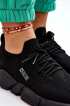 Buty Sportowe Big Star|Sneakersy Damskie></noscript>Big Star Shoes Damskie Lekkie Sneakersy Memory Foam System Big Star JJ274269 Czarne