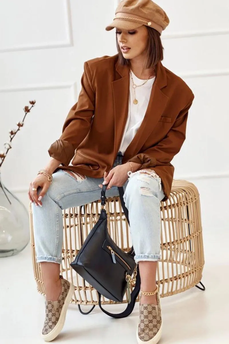 Trampki Damskie Niskie>Boto Damskie Logowane Tenisówki Slip-On Khaki Challenge