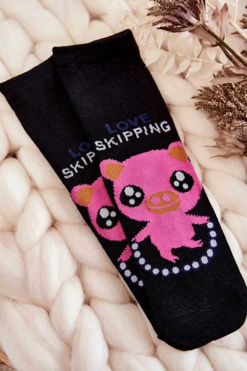 Discount Damskie Śmieszne Skarpetki Ze Zwierzątkami 5-Pak Multikolor Skarpetki|Skarpetki