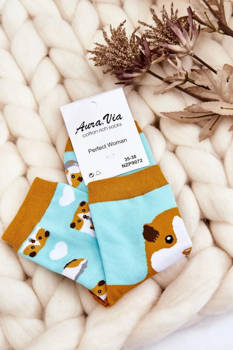 Sale Damskie Śmieszne Skarpety Nie Do Pary Chomik Miętowe Skarpetki|Skarpetki