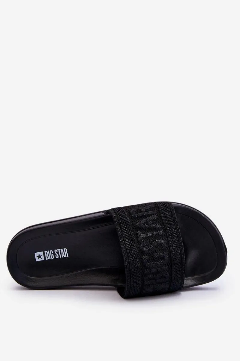 Discount Damskie Modne Klapki Big Star LL274A158 Czarne Damskie Klapki Damskie Big Star|Klapki Damskie Klasyczne