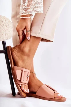 Klapki Damskie Klasyczne>Boto Damskie Modne Klapki Na Lato Różowe Sylvia Różowy