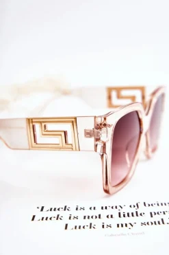 Clearance Damskie Modne Okulary Przeciwsłoneczne V120045 Transparentne Okulary