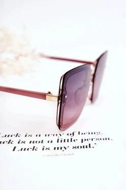 Sale Boto Damskie Modne Okulary Przeciwsłoneczne V130045 Fioletowe