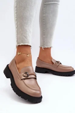 Loafersy Damskie|Mokasyny Damskie Skórzane><noscript><img width=