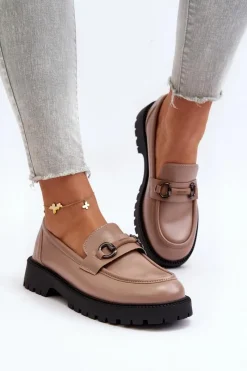 Loafersy Damskie|Mokasyny Damskie Skórzane><noscript><img width=