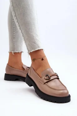 Loafersy Damskie|Mokasyny Damskie Skórzane><noscript><img width=