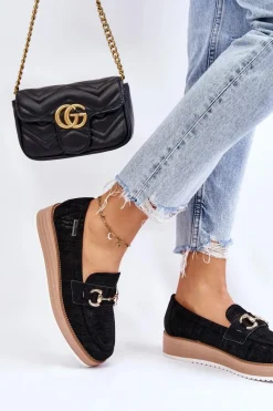 Mokasyny Na Platformie|Mokasyny Damskie Zamszowe><noscript><img width=