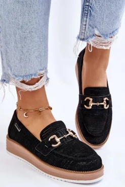 Mokasyny Na Platformie|Mokasyny Damskie Zamszowe><noscript><img width=