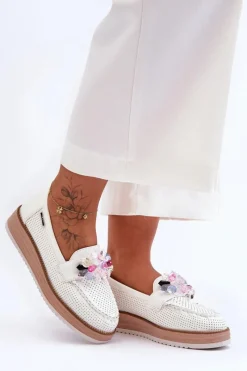 Mokasyny Na Platformie|Mokasyny Damskie Zamszowe><noscript><img width=