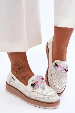 Mokasyny Na Platformie|Mokasyny Damskie Zamszowe><noscript><img width=